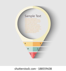 Business infographic template design