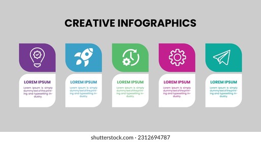 Business Infographic template Design idea