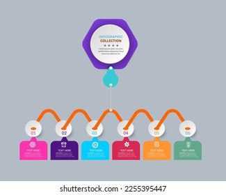 business infographic template design. Realistic circle diagram infographic. modern Business annual report data visualization.