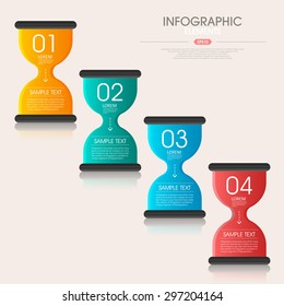 business infographic template design with step lable elements.can be used for workflow layout, diagram, number options, web design.  illustration ,EPS10