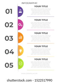 Business Infographic template design. Vector art for presentation, marketing, company, corporate, and businessTrendy Eps10 illustration.