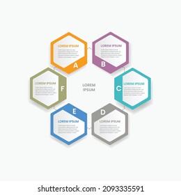 Business infographic template design vector