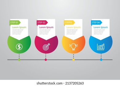 Business infographic template design vector illustration