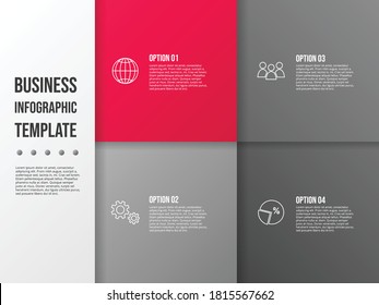 Business infographic template. Diagram. Vector