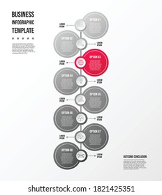 Business infographic template. Diagram. Vector