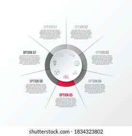 Business infographic template. Diagram. Vector