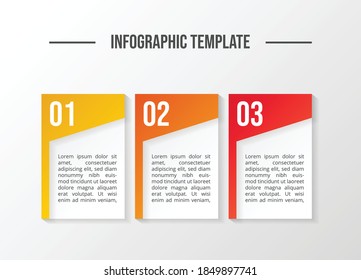 Plantilla de infografía de negocios. Diagrama de flujo. Vector
