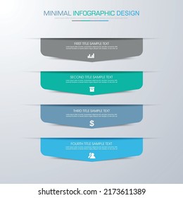 Business infographic template  with icon ,vector design illustration 