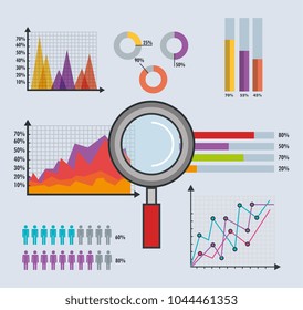 business infographic template icons