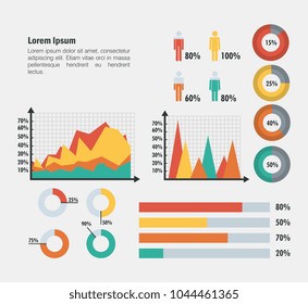 business infographic template icons