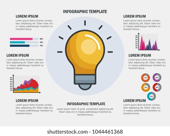 business infographic template icons