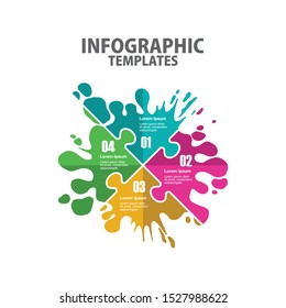 Business Infographic Template. Modern Infographics Timeline Design Template. Vector Illustration
