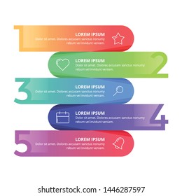 Business Infographic template.. infographic number business presentation full color