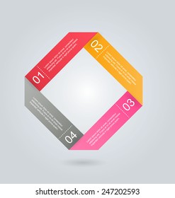 Business infographic template for presentation, education, web design, banner, brochure, flyer. Vector illustration.