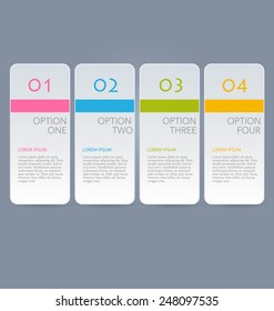 Business infographic template for presentation, education, web design, banner, brochure, flyer. Vector illustration.