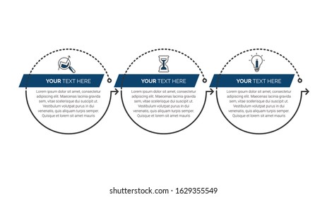 Business Infographic template. Thin line design. Business data visualization. Process chart. Abstract elements of graph, diagram with steps, options, parts or processes. Vector business template.