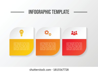Business infographic template. Timeline. Vector