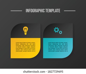 Business infographic template. Timeline. Vector