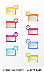 Business infographic template. Vector.