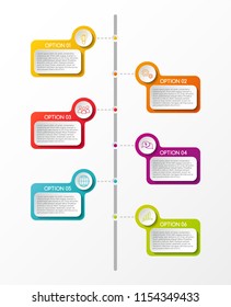 Business infographic template. Vector.