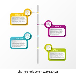 Business infographic template. Vector.