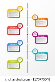 Business infographic template. Vector.