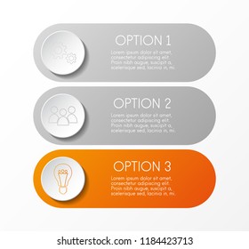 Business infographic template. Vector.