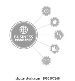 Business infographic template - Vector