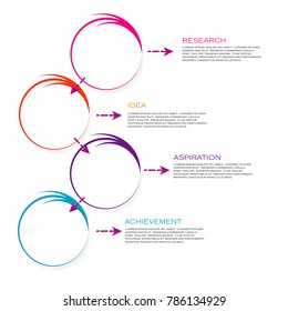 business Infographic template vector chart data illustration vector
