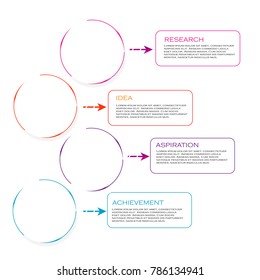 business Infographic template vector chart data illustration vector