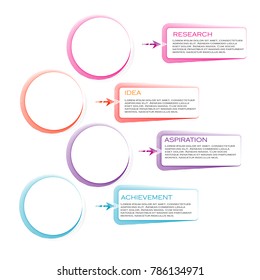 business Infographic template vector chart data illustration vector