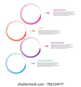 business Infographic template vector chart data illustration vector
