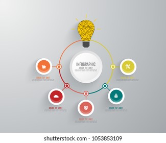 Business infographic template. Vector illustration.