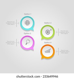 Business infographic template. Vector illustration. Can be used for workflow layout, banner, diagram, web design.