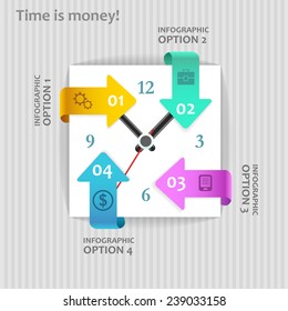Business infographic template. Vector illustration. Can be used for workflow layout, banner, diagram, web design.