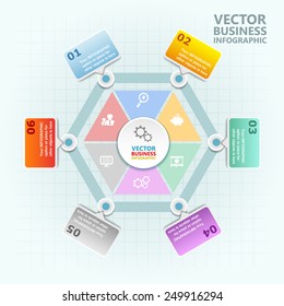 Business infographic template. Vector illustration. Can be used for layout, banner, diagram, web design.