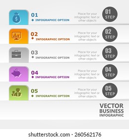 Business infographic template. Vector illustration. Can be used for layout, banner, diagram, web design.