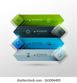 Business infographic template. Vector illustration.