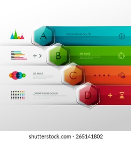 Business infographic template. Vector illustration. 