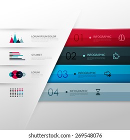 Business infographic template. Vector illustration. 