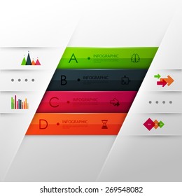 Business infographic template. Vector illustration. 
