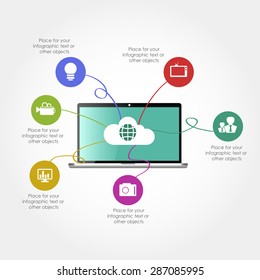 Business infographic template. Vector illustration. Can be used for layout, banner, diagram, web design.