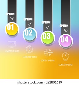 Business infographic template. Vector illustration. Can be used for work flow layout, banner, diagram, web design.