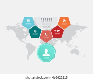 Business infographic template. Vector illustration.