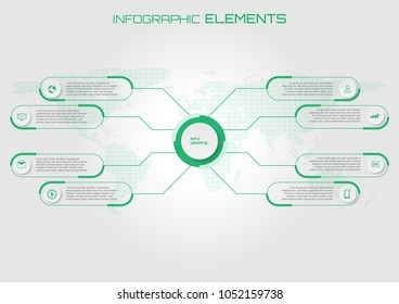 Business infographic template VOL. 2 some Elements of this image furnished by NASA