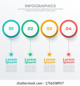 Business infographic template for web, banner and brochure : Vector Illustration