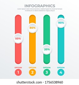 Business infographic template for web, banner and brochure : Vector Illustration