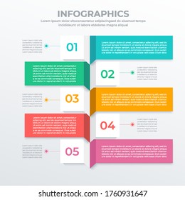 Business infographic template for web, banner and brochure : Vector Illustration