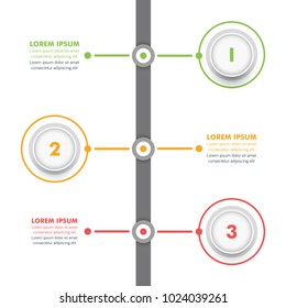 Business Infographic Template.Modern Infographics Timeline Design Template.Vector Illustration