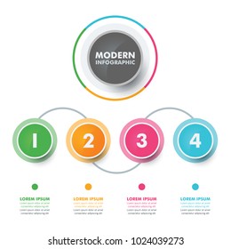 Business Infographic Template.Modern Infographics Timeline Design Template.Vector Illustration